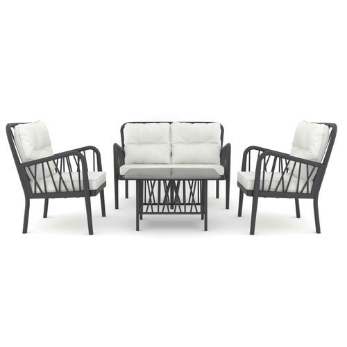 Set lounge da giardino contemporaneo - Gala  - YÜCEL OUTDOOR FURNİTURE  - in tessuto / in resina / in fibra di vetro