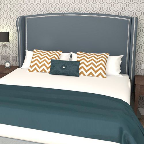Testiera per letto matrimoniale - FLYNN - Lugo UK - classica / in tessuto / imbottita