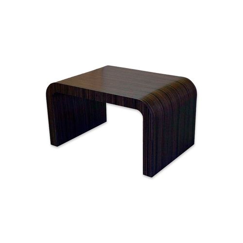 Tavolino basso contemporaneo - AGIA - Lugo UK - in legno / curvo / per uso contract