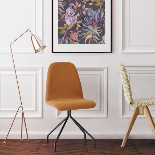 Sedia contemporanea - WHAO-AT - Casual Home & Contract - da interno / in tessuto / con supporto in faggio