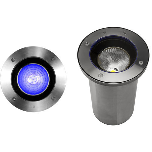 Luce da incasso a pavimento - SAFETOUCH 100 - HUNZA Lighting - LED RGBW / rotonda / IP68