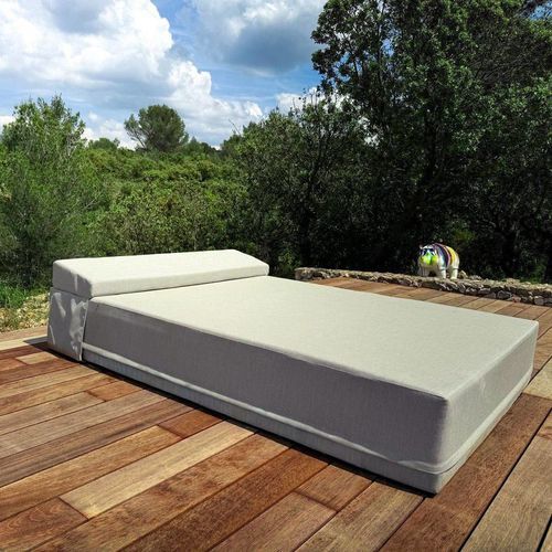 Letto da giardino personalizzabile - BED PLAGE - l'Atelier des voiles - moderno / pieghevole / su misura