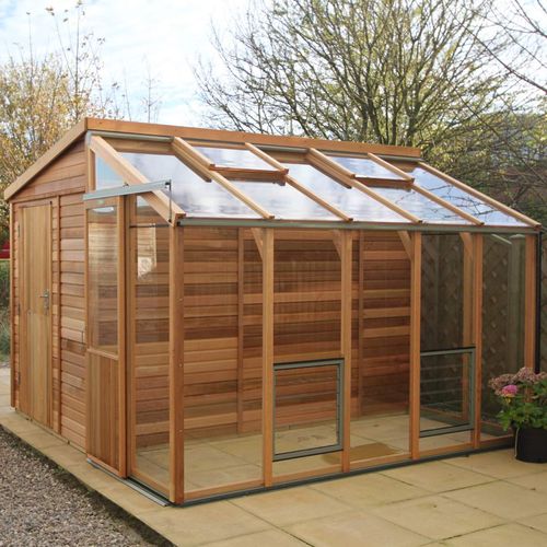 Serra da giardinaggio - FUSION 10 - Alton greenhouses - a campata / con struttura in alluminio / con struttura in legno