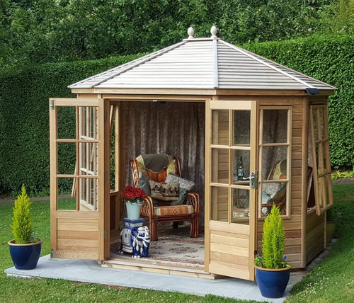 Capanno per giardino in legno - MICKLETON PLUS - Alton greenhouses - in vetro / contemporaneo / per uso residenziale