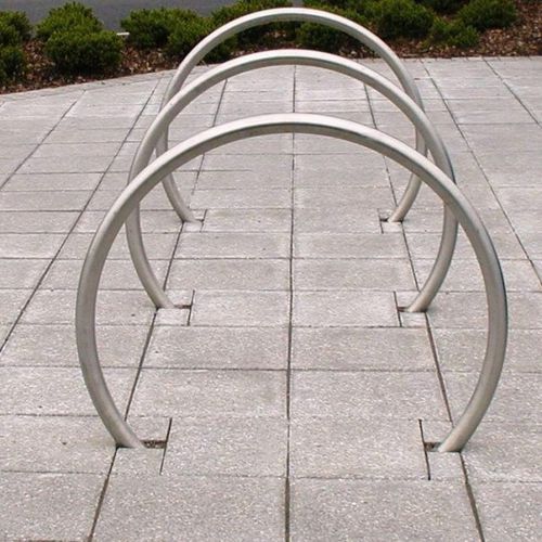 Rastrelliera per biciclette a pavimento - CIRCULAR - Bailey streetscene - per spazi pubblici / in acciaio galvanizzato / in acciaio inossidabile