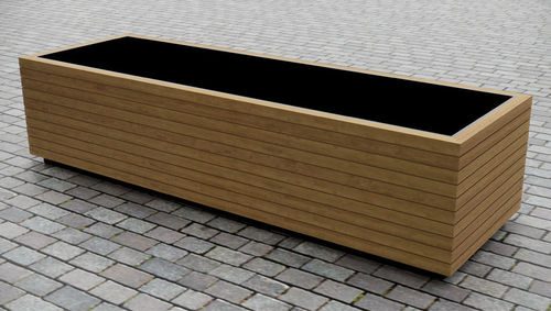 Fioriera in rovere - 1 - CHRIS NANGLE - in legno di latifoglie / in larice / rettangolare