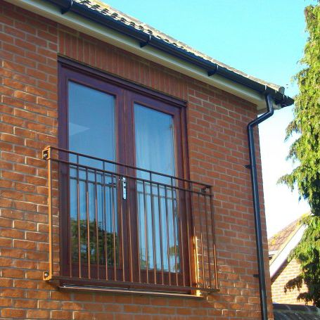 Ringhiera in metallo - THE BYRON JULIETTE  - ALPHA RAIL - a sbarre / da esterno / per balcone