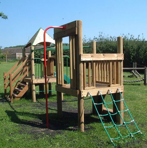 Struttura ludica per parco giochi - ELEMENTAL : HUCKLEBERRY - SETTER PLAY - in legno / modulare