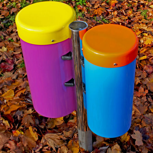 Struttura ludica per parco giochi - CONGAS - WICKSTEED - in acciaio inossidabile / musicale