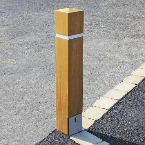 Dissuasore di sicurezza - Woodscape. - amovibile / in acciaio inossidabile / in legno