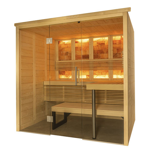 Sauna per uso residenziale - HIMALAYA  - Almost Heaven Saunas - in legno / in vetro temprato / da interno
