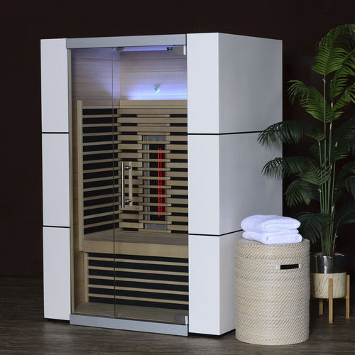 Sauna infrarosso lontano - SPECTRUM  - Almost Heaven Saunas - per uso residenziale / in legno / in vetro temprato