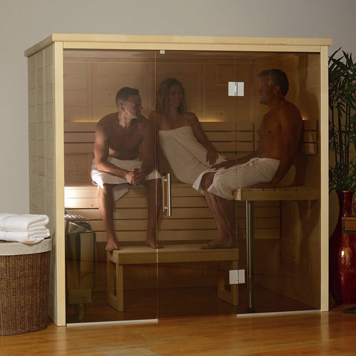 Sauna per uso residenziale - WORTHINGTON  - Almost Heaven Saunas - in legno / in vetro / da interno