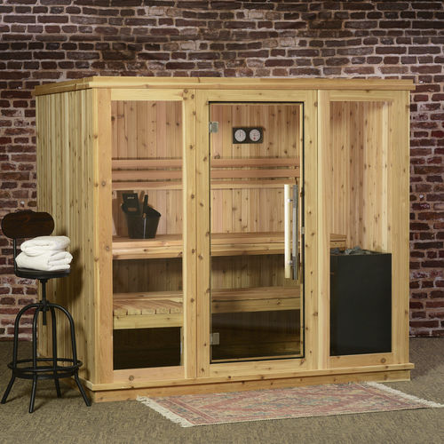 Sauna per uso residenziale - BRIDGEPORT  - Almost Heaven Saunas - in legno / in vetro temprato / da interno