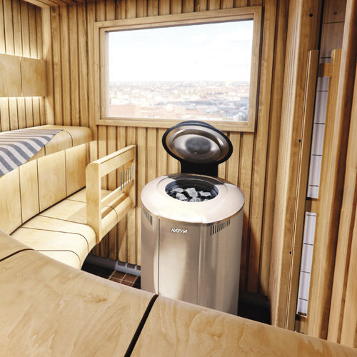 Stufa per sauna elettrica - FORTE EVER-READY - Almost Heaven Saunas - 0 - 5 kW / 5 kW...10 kW / a pavimento