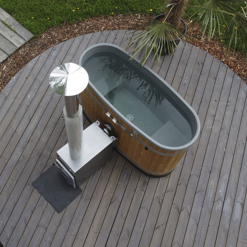 Spa fuoriterra - SINDRI - Almost Heaven Saunas - ovale / 2 posti / in legno