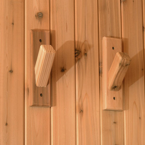 Servomuto da parete contemporaneo - Almost Heaven Saunas - in legno / individuale