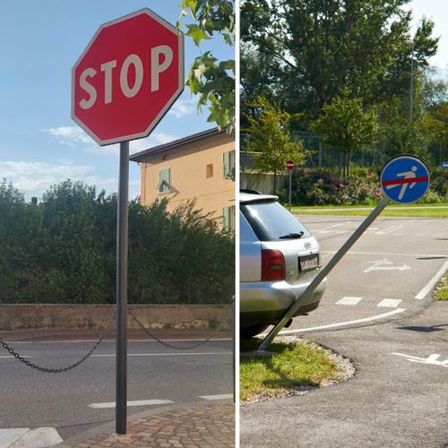 Paletto di sicurezza - Street  Augustaflex - SAEDI Ltd - flessibile / in acciaio / alto