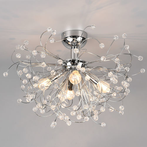 Lampadario contemporaneo - GLORIA - TRIO Leuchten GmbH - in metallo / contract / con diffusori sferici