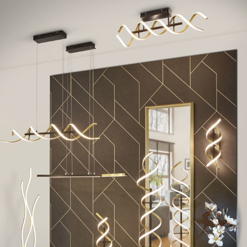 Plafoniera contemporanea - SEQUENCE - TRIO Leuchten GmbH - in alluminio / LED / dimmerabile