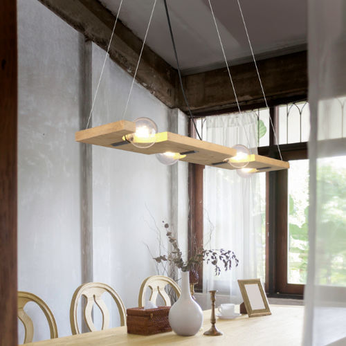 Lampada a sospensione - TAILOR - TRIO Leuchten GmbH - in legno / contemporanea / con cavo