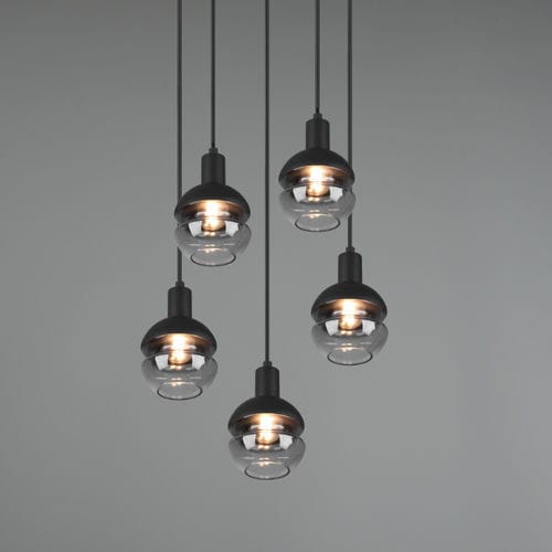 Lampada a sospensione - MELA - TRIO Leuchten GmbH - in metallo / in vetro / contemporanea