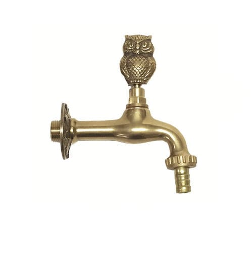 Rubinetto per fontanella - GUFO - MORELLI S.A.S. - da parete / in ottone / da esterno