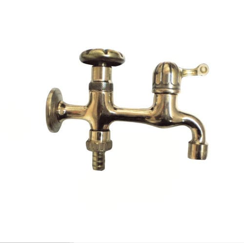 Rubinetto per fontanella - DOUBLE - MORELLI S.A.S. - da parete / in ottone / da giardino