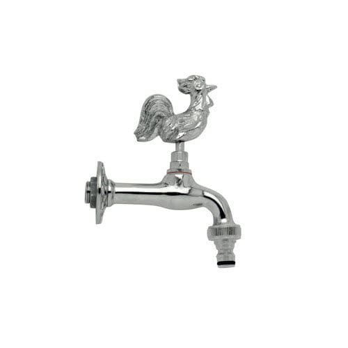 Rubinetto per fontanella - GALLO K - MORELLI S.A.S. - da parete / in ottone cromato / da giardino