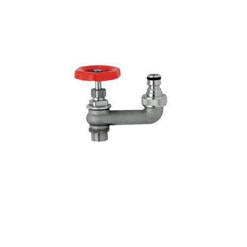 Rubinetto per fontanella - IDRANTE K - MORELLI S.A.S. - da appoggio / in ottone cromato / da giardino