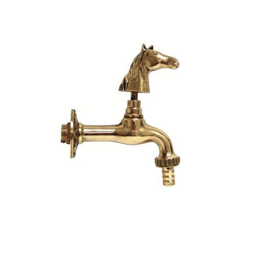 Rubinetto per fontanella - CAVALLO - MORELLI S.A.S. - da parete / in ottone / da esterno