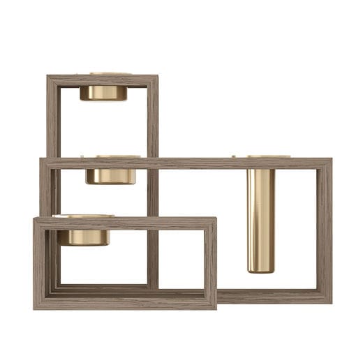 Portacandela in rovere - COMPOSE - Umage