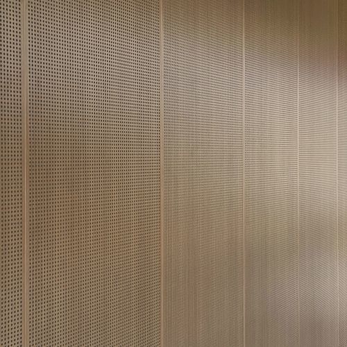 Pannello acustico per muro - ATY Group (Aust) Pty Ltd - in alluminio / rettangolare / aspetto legno