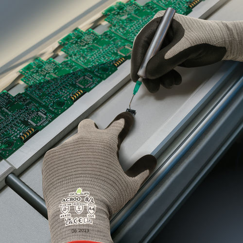 Guanto di manipolazione - AC800 - Showa - antistatico / in nitrile / per l'industria automobilistica