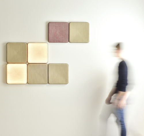 Pannello fonoassorbente a muro - Culture iN - per controsoffitto / autoportante / per parete