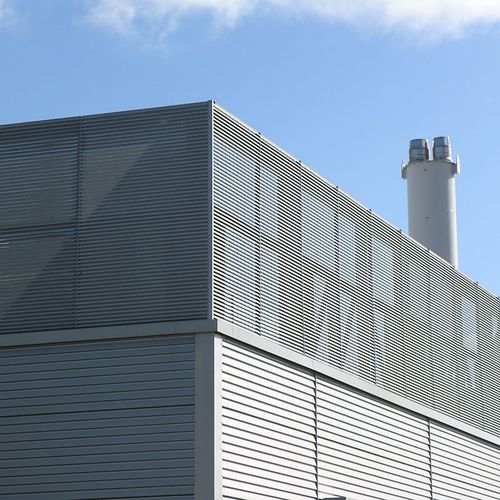 Rete frangivista a lamelle - ITALIA-80 ROOF-TOP - LANG AND FULTON - in acciaio galvanizzato