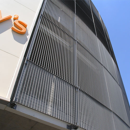 Grigliato in acciaio galvanizzato - PIAZZA-66 | PIAZZA-44 - LANG AND FULTON - per pavimento esterno / per facciate / di sicurezza