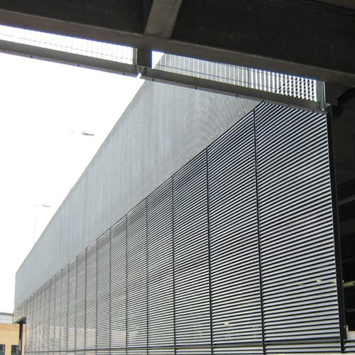 Rete frangivista a lamelle - ITALIA-80 LOUVRE - LANG AND FULTON - in acciaio galvanizzato