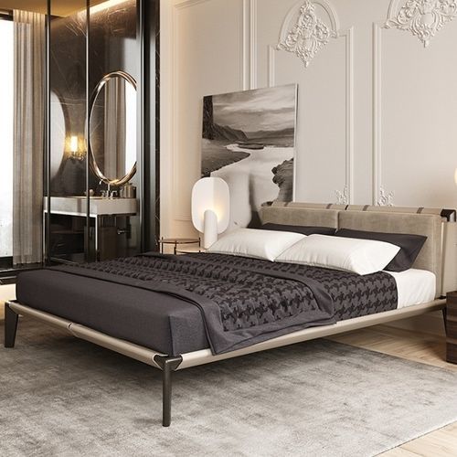 Letto matrimoniale - RAMBLA - Praddy Unipessoal lda - design / imbottito / con testiera