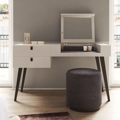 Mobile da toeletta contemporaneo - PEARL - Praddy Unipessoal lda - in legno / da tavolo / con specchio luminoso