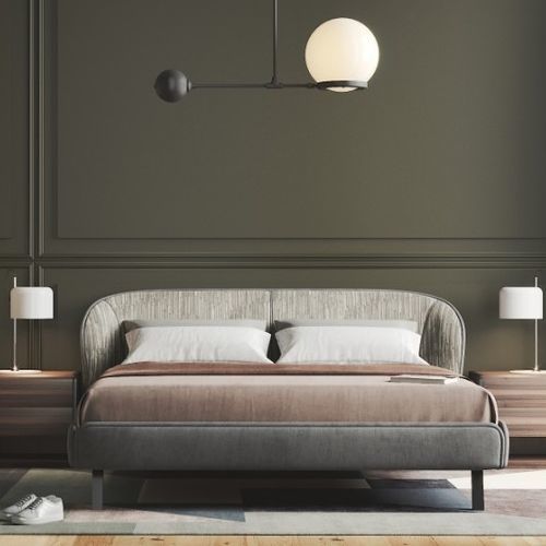 Letto matrimoniale - CARNABY - Praddy Unipessoal lda - contemporaneo / imbottito / in acciaio inossidabile