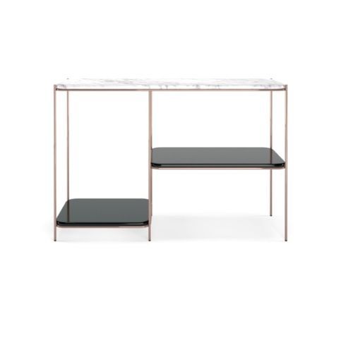 Consolle contemporanea - STANLEY I - Praddy Unipessoal lda - in acciaio inossidabile / in legno laccato / in marmo
