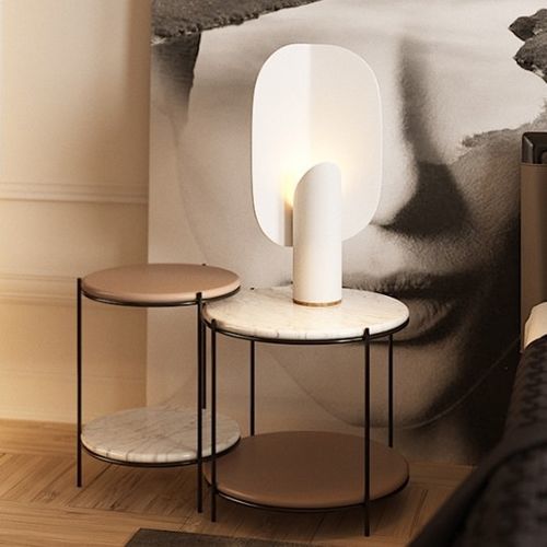 Tavolo d'appoggio contemporaneo - STANLEY I - Praddy Unipessoal lda - in rame / in acciaio inossidabile / in legno laccato