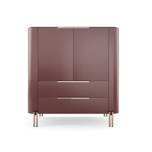 Credenza contemporanea - NT040 - Praddy Unipessoal lda - in metallo / in legno / in bambù