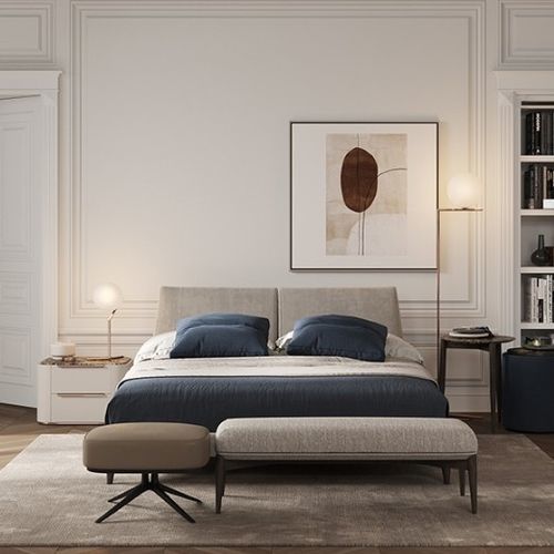 Letto matrimoniale - BONSAI - Praddy Unipessoal lda - contemporaneo / imbottito / in pelle