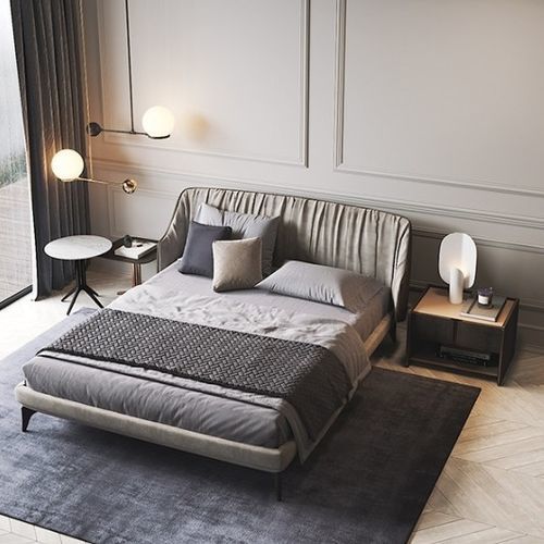Letto matrimoniale - SAHARA - Praddy Unipessoal lda - design / imbottito / in tessuto