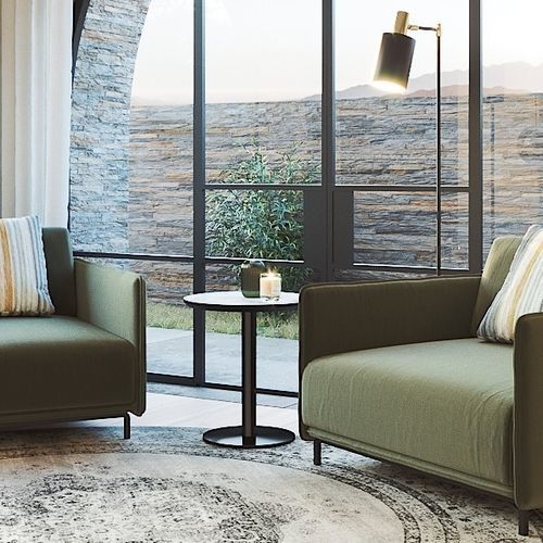 Tavolo d'appoggio contemporaneo - TUXEDO II - Praddy Unipessoal lda - in rame / in acciaio inossidabile / in legno laccato