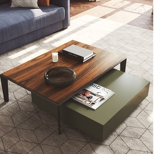 Tavolino basso design - BALBOA - Praddy Unipessoal lda - in legno / con supporto in legno / rettangolare