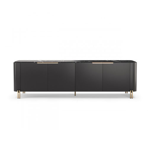 Credenza contemporanea - NT038 - Praddy Unipessoal lda - in metallo / in bambù / con cassetti