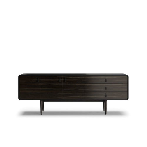Credenza contemporanea - SOPRANO - Praddy Unipessoal lda - in pelle / in legno / in noce